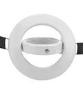 Pack Of 10 Flush Mount MR16 Spotlight Fixtures With Swivel Bracket, Dimmable LED Or Halogen Under Cabinet Lighting, matte white fixture
