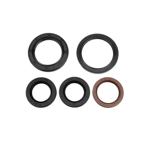 Heavy Duty Engine Timing Belt Kit With Water Pump For 2.3L 2.4L 2.5L B5254T B5244T Gas Engines Compatible With Volvo C30 C70 S40 S60 V50 V70 XC70 To Get Your Engine Swapped Fast And Keep The Ride Running Smooth As Butter Without Any Trouble. black and brown seal rings kit for engine repair
