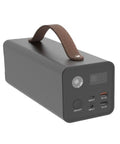 Rugged Portable Power Station With 200W Output For Trail Camping And Emergency Prep Multiple Usb Ports fast charge gear with handle