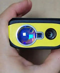 Designed For DISTO D5 Laser Distance Meter Badass Shockproof Protective Case top view showing lens and grip details.