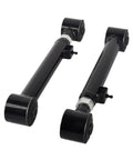 Bolt-On Rear Upper And Lower Adjustable Control Arm Kit With Rear Panhard Track Bar For 0-6 Inch Lift Fits 2009-2024 RAM 1500 And 2020-2024 Jeep Gladiator, black steel arms