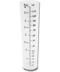 Heavy Duty 4 Ounce Graduated Cylinder 110 mL Heat Resistant and Chemical Resistant Multipurpose Measuring Cylinder marked in ml and oz