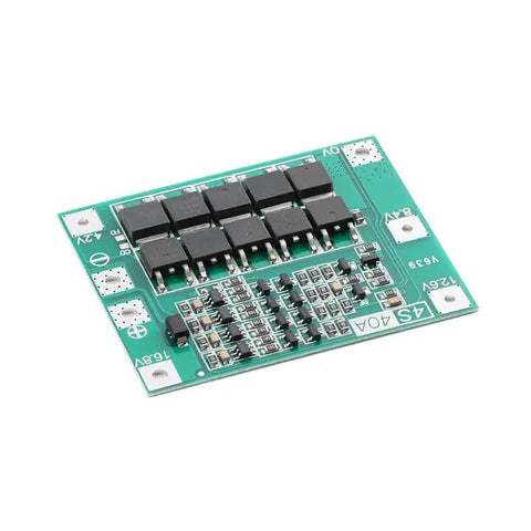 Heavy Duty 4S Lithium Ion Bms Protection Board 3 Pack 40 Amp Max Rating For 14.8V To 16.8V Cells, showing circuit board components.