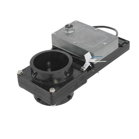3 Inch RV Electric Sewage Drain Valve For Camper Caravan Outdoor Use With Quick Response Sealing Block Rainwater And Car Wash Water heavy-duty black valve