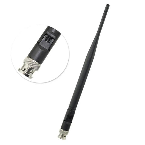 UHF Wireless Microphone Antenna 400MHz To 960MHz 3dBi Gain BNC Male Connector close-up showing connector details