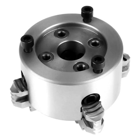 Three Inch 4 Jaw Lathe Chuck With Independent Reversible Jaws K72-80 Manual Turning Machine Accessory for metal projects