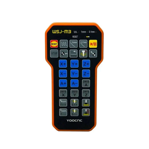 Wireless USB Hand Wheel For CNC Router Engraving MPG Remote Control Pro Grade Jog Wheel Front View With Buttons