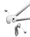 Derailleur Hanger 11 Rear Dropout For 11 Speed Bikes, Compatible With Various Frame Models, Mounting Bolts Included, Heavy Duty Aluminum 6061