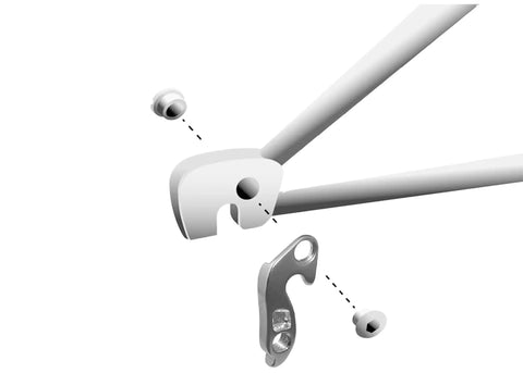 Derailleur Hanger 11 Rear Dropout For 11 Speed Bikes, Compatible With Various Frame Models, Mounting Bolts Included, Heavy Duty Aluminum 6061