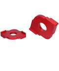 Tough As Nails Two Pack Jig Router Template Set Machined From Pure Aluminum Alloy, R30 and R20 radius gauges for woodworking.
