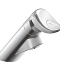 Commercial M-Press Chrome One-Hole Bathroom Faucet For Public Restrooms With Boss-Level One-Handle Operation, Rugged Metal Build