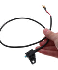 4 Piece Motorcycle Brake Switch Set waterproof durable plastic easy install for electric bikes and motorbikes shown in hand