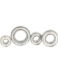 Carbon Brush Micromotor Handpiece Ball Bearing Kit For Electric Nail Drill Hybrid Wear Resistant Anti Rust Sealing Set For 102 102L 105L 120 H120 107 II 10 Pcs 1.5x4x2 silver sealed bearings