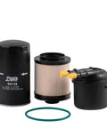 Diesel Fuel Filter Kit With Water Separator And Oil Filter For 2011-2016 Ford 6.7L Powerstroke F250 F350 F450 F550 Includes DFD4615 D6128