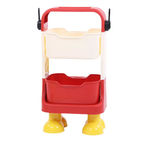 Grab And Go Utility Cart Featuring Detachable Swivel Wheels And Rock Solid Build ideal for moving snacks with a compact design.