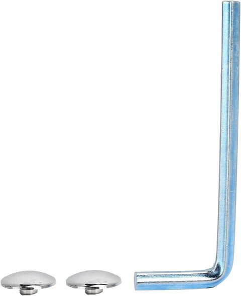 Rugged Frameless Glass Door Hinges Crafted From Top Tier 304 Stainless Steel Heavy Duty Hardware That Handles Toughened Panels Without Breaking A Sweat Includes Basic Mounting Kit, includes chrome mounting caps and an L-shaped hex key.
