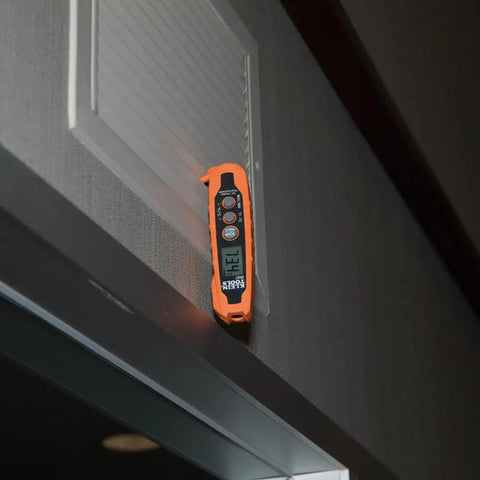HVAC Pro Kit With Digital Clamp Meter Dual IR And Probe Thermometer And Dual Range Non Contact Voltage Tester With Flashlight