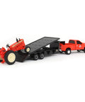 Die Cast Allis Chalmers D19 Tractor With Ford F 350 Pickup And Fifth Wheel Trailer Set One Sixty Fourth Scale Collectible