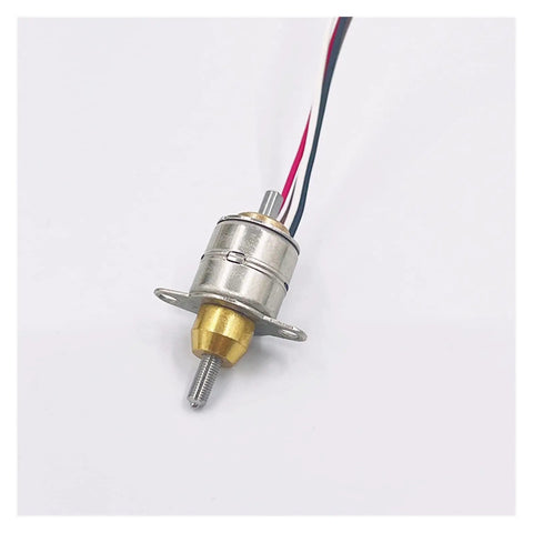 Powerful Tiny 6mm Stroke DC Linear Actuator With 5V 2 Phase 4 Wire Drive For DIY Makers And Robotic Projects Includes 10mm Telescopic Screw Shaft For Precise Smooth Motion In Small Automation, close-up