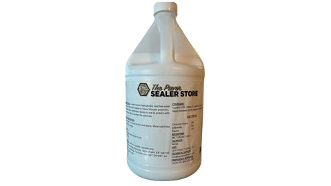 Straight Up Dry Look Concrete Sealer One Gallon bottle for driveways and patios, water repellent with eco-safe formula.