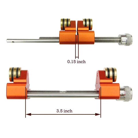 Honing Guide Sharpening Jig For Chisels And Planes With Reversible Wheel Mounting For Precise Honing, Fits Blades 0.15 To 3.5 Inches