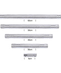 Dumbbell To Barbell Connector Bar For Home Gym With Ultra Precision Thread Design Steel Tube Adapter displayed in various sizes