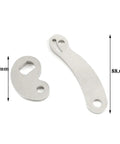 Universal Steel Torque Arm For E Bike Hub Motors And Mid Drive Front Or Rear Install Heavy Duty Electric Bicycle Accessory Kit With Hub Mount Clamp Ready To Install, steel torque arm set, 45.5mm and 88.6mm