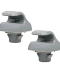 Sun Visor Clip Replacement For Honda Civic CRV Accord Odyssey Ridgeline Element Pilot Acura TSX RSX Gray Inner Sun Visor Clip OEM Style Fast Install Today, pair of gray clips