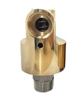 360 Degree Rotary Joint For CNC Cooling Systems 1.5 Inch Left Thread Brass Heavy Duty One Way Swivel Coupling DN40 HD40 Water Air Oil Union for CNC