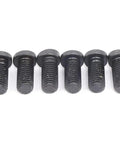 Five Eighth Inch T Slot Eccentric Clamping Kit Pro Grade Heavy Duty 18 Piece Set With Half Inch To Thirteen Thread Clamp Nuts For Lathe And Milling Machines Copper And Steel Reusable Fixture, 6 black bolts
