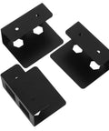 Rock Solid Under Desk Laptop Mount With Metal Holder And Protective Pads Universal 3 Piece Black Shelf for notebook support.