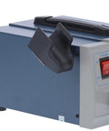 Hot Air Rework Station 850D Soldering Iron Station with LED Digital Display, side view of the main unit with power switch