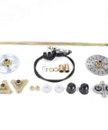 DIY 29 Inch Rear Axle Assembly Kit For Go Karts And Mini Bikes With Live Axle 740mm Wheel Hub Brake Assembly And Pillow Blocks