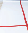 Underlayment Seam Tape 100 Feet Red For Floating Floors PVC Based Moisture Resistant Easy Tear Seams Bonding For Carpet Padding DIY