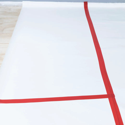 Underlayment Seam Tape 100 Feet Red For Floating Floors PVC Based Moisture Resistant Easy Tear Seams Bonding For Carpet Padding DIY