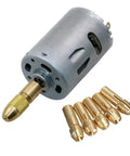 Brass Collet Chuck Drill Set For Mini Hand Drills 0.5mm To 3.0mm With 2.35mm Shaft Includes Allen Wrench Precision Tiny Drill Chuck Kit
