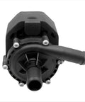 Heavy Duty Electronic Water Pump For Tesla Model S 85D Awd with black housing and coolant outlet hose for thermal systems.