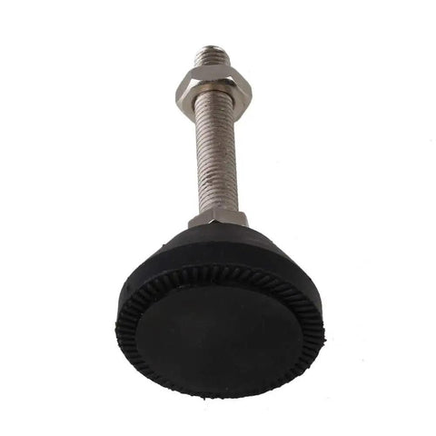 4 Pack Adjustable Furniture Leveling Feet Featuring M10 Thread And 40Mm Diameter Universal Joint Glides rubber foot with metal thread.