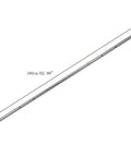 Side view: Banfluxion boring bar, 1.18 in dia x 63 in long, alloy steel line bore bar