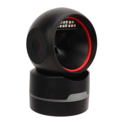 USB Desktop Barcode Scanner With Auto Sensing Fast Reads 1D 2D And QR Codes From Paper Or Screens Hands Free Wide Angle