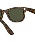 Dope Wayfarer Inspired Sunglasses With Gradient Mirror Lenses In Light Havana And G15 Green Prescription Ready Frames 50mm Lens Width