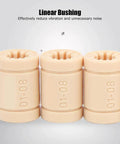 LM8UU Bearing Plastic Linear Bushing Set For 3D Printers, 10 Pieces, 8mm ID 16mm OD, Vibration Dampening Without Lubricant, view of bushings