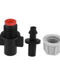 50 Piece Misting Nozzle Set For Garden Drip Irrigation, Durable Plastic Construction, Adjustable Water Flow, multiple nozzle parts