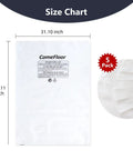 Clear Plastic Dust Collector Bags for Woodworking Systems For DIY Pros 6.5 Mil Heavy Duty Replacement Bags 5 Pack size chart