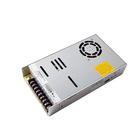 600W 12V 50A Enclosed Power Supply, 1U Low Profile Space Saving Design, Wide Input 90-264VAC or 255-370VDC, Switchable For 115/230VAC