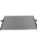Heavy Duty Aluminum Battery Coolant Radiator Assembly For Tesla Model 3 And Model Y 2020 To 2023 top view showcasing aluminum design.