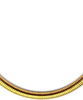 Heavy Hitter Gold Toilet Hose For Bathroom Fixtures With One Half Inch Angle Valve Connector Drip Free No Sweat Install Premium Stainless Steel Plumbing Supply 19 7 Inches Long