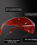 Anti Fog Dental Safety Glasses Ultra Lightweight Protective Eye Shields For Teeth Whitening Lights And Lab Work Fits Over Prescription Frames with air vents
