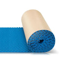 High Density Egg Crate Acoustic Foam Panels Self Adhesive Sound Absorption Padding Roll For Home Studio Wall And Ceiling Tame Room Reverb And Dial In Crisp Podcast Audio Vibes Blue 5Cm Thick on a white background.