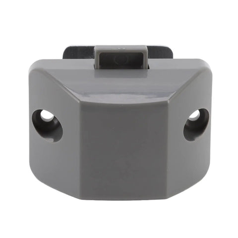 Push Button Cabinet Latch With Locking Knob For RV And Boat Easy Press To Lock And Release Zinc Alloy And ABS Chrome Handle Durable